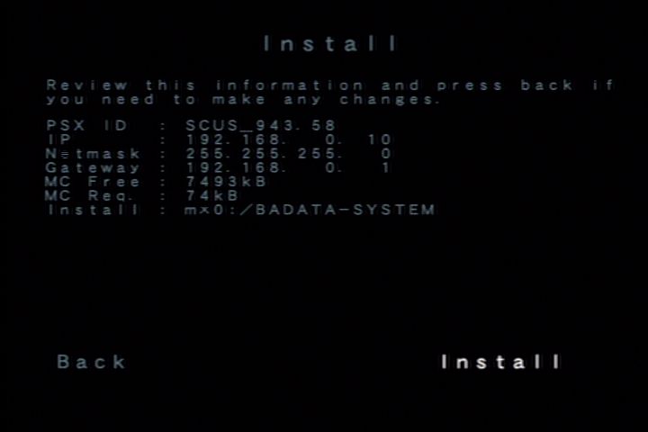 Install